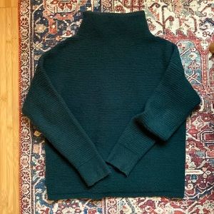 Madewell Green Turtleneck Sweater